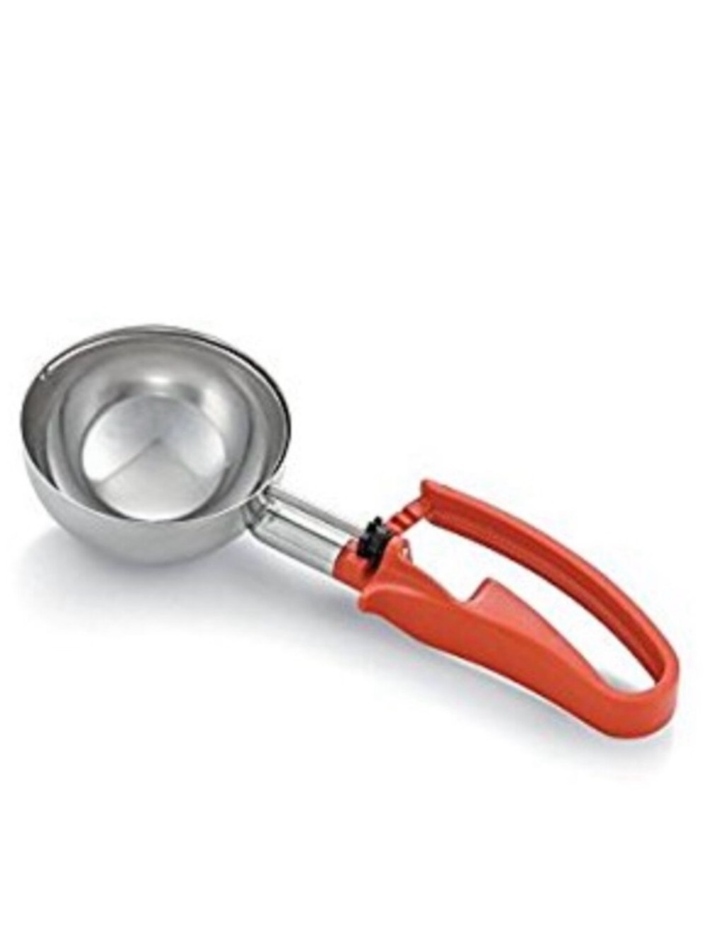 8 oz / #4 Squeeze Disher / Scoop with Orange Handle